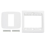 Mặt ổ cắm tường có vít cho miếng chèn trống - 1 lỗ, Sử dụng toàn cầu