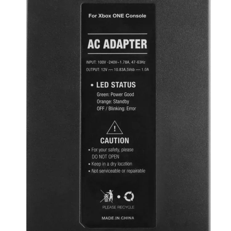 Bộ nguồn AC / Bộ chuyển đổi AC cho máy chơi game Xbox One, Phích cắm EU, Phích cắm US