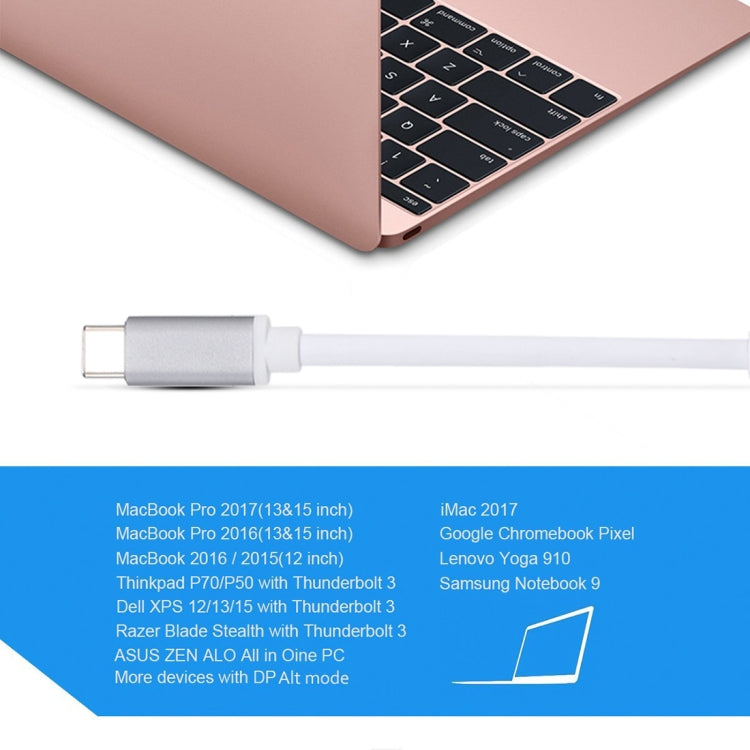 Bộ chia Hub 2 trong 1 VGA & HDMI cái sang USB-C / Type-C đực, VGA+HDMI