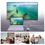 Bộ chia Hub 2 trong 1 VGA & HDMI cái sang USB-C / Type-C đực, VGA+HDMI