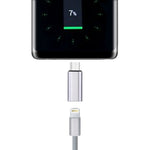 Cáp chuyển đổi vỏ kim loại 8 Pin cái sang USB-C / Type-C đực