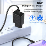 Bộ sạc du lịch nhanh 18W QC3.0 cổng USB đơn LZ-715, phích cắm EU, phích cắm EU