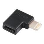 Cáp chuyển đổi sạc gập 8 Pin đực sang USB-C / Type-C cái, 8 Pin đực sang USB-C / Type-C cái