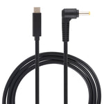 Cáp sạc nguồn laptop USB-C / Type-C sang 4.0 x 1.7mm, chiều dài cáp khoảng 1,5m, Type-C sang 4.0 x 1.7mm