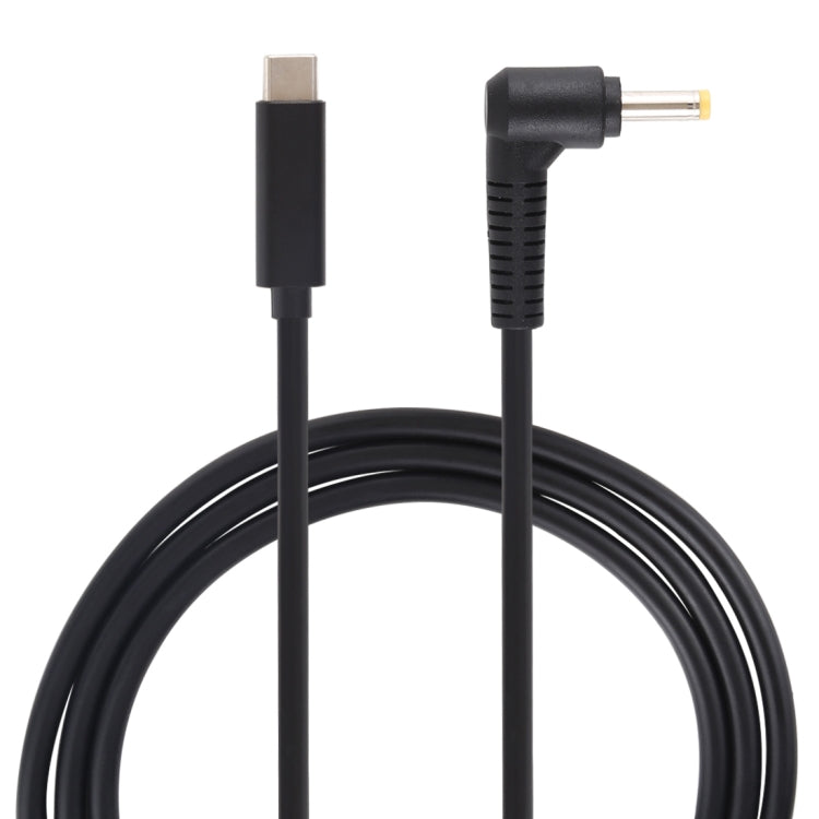 Cáp sạc nguồn laptop USB-C / Type-C sang 4.0 x 1.7mm, chiều dài cáp khoảng 1,5m, Type-C sang 4.0 x 1.7mm