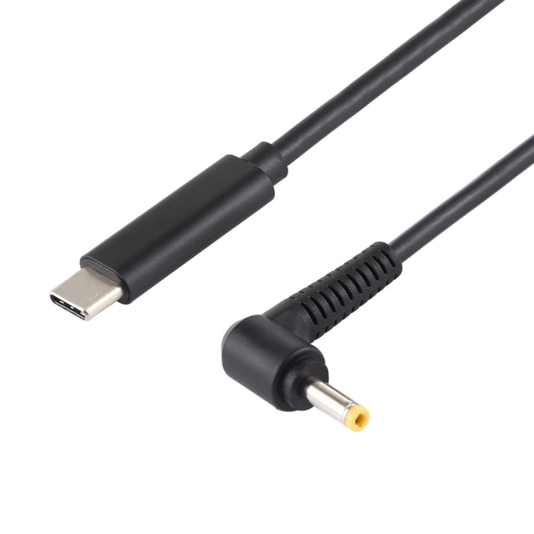 Cáp sạc nguồn laptop USB-C / Type-C sang 4.0 x 1.7mm, chiều dài cáp khoảng 1,5m, Type-C sang 4.0 x 1.7mm