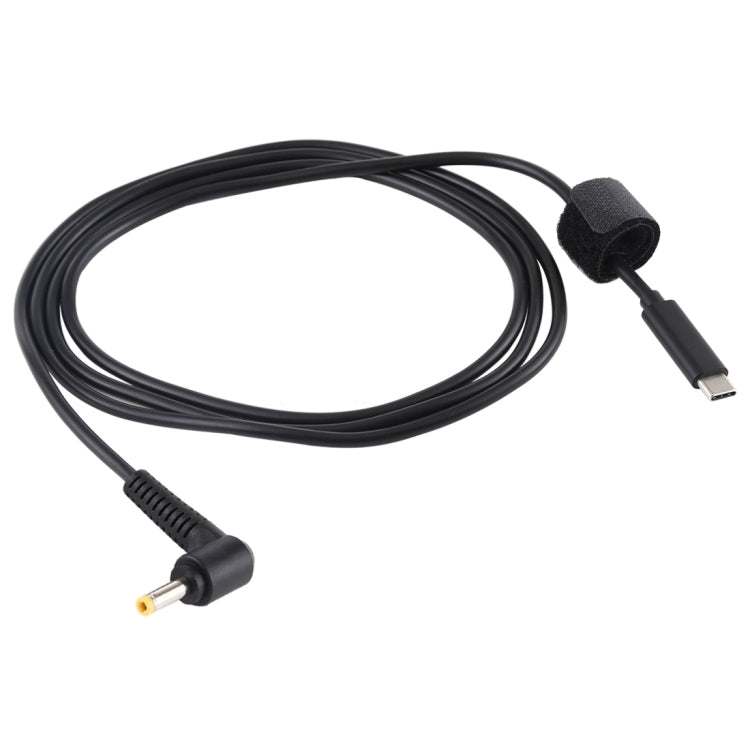 Cáp sạc nguồn laptop USB-C / Type-C sang 4.0 x 1.7mm, chiều dài cáp khoảng 1,5m, Type-C sang 4.0 x 1.7mm