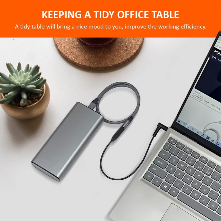 Cáp sạc nguồn laptop USB-C / Type-C sang 4.0 x 1.7mm, chiều dài cáp khoảng 1,5m, Type-C sang 4.0 x 1.7mm