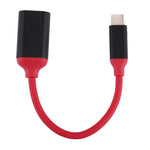 Cáp bộ chuyển đổi OTG USB-C / Type-C 3.1 đực sang USB 3.0 cái đầu hợp kim nhôm dài 15cm