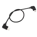 Cáp chuyển đổi dữ liệu Micro USB sang USB-C / Type-C dài 30cm cho bộ điều khiển từ xa DJI MAVIC PRO & SPARK, điện thoại thông minh, máy tính bảng, Micro USB sang USB-C / Type-C