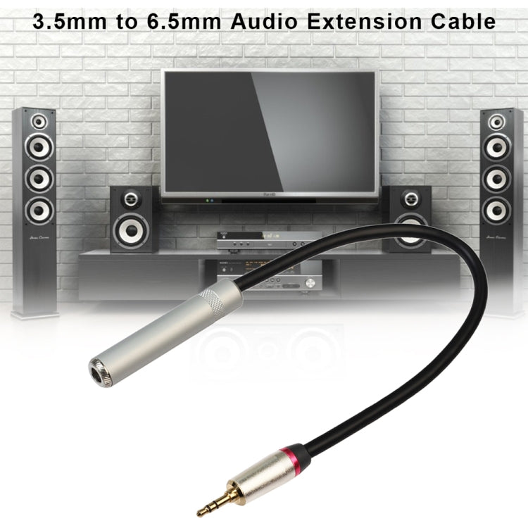 Cáp chuyển đổi âm thanh REXLIS TC128MF 3.5mm đực sang 6.5mm cái, chiều dài: 60cm