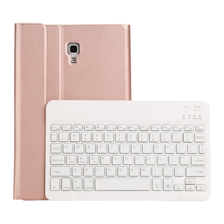 Bao da bàn phím Bluetooth 3.0 chất liệu PU da lông cừu mịn ST590S với đèn nền bảy màu, có thể tháo rời, dành cho Samsung Galaxy Tab A 10.5 inch T590 / T595, có khe cắm bút & giá đỡ