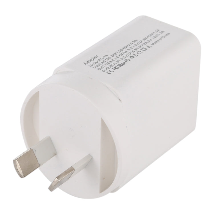 Bộ chuyển đổi phích cắm nguồn 18W AU, Phích cắm AU