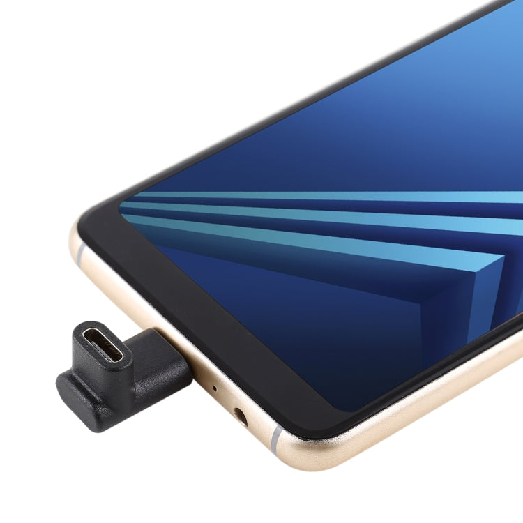 Adapter nối dài USB-C / Type-C cái sang đực thiết kế góc khuỷu