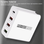 Bộ sạc du lịch USB 4 cổng sạc nhanh WLX-A6, phích cắm US