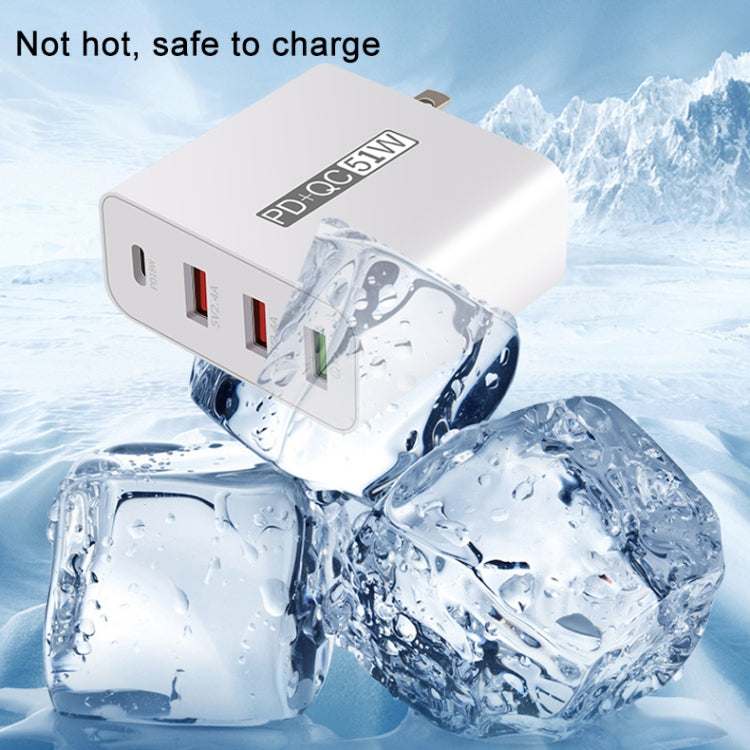 Bộ sạc du lịch USB 4 cổng sạc nhanh WLX-A6, phích cắm US