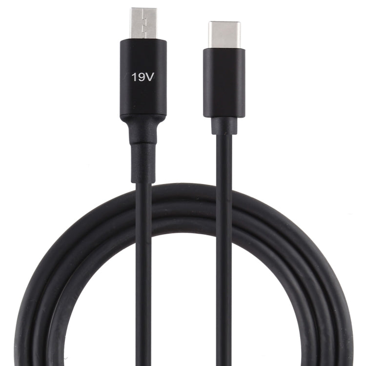 Cáp sạc laptop cho ASUS X205T, giao diện nguồn 19V sang USB-C / Type-C đực, chiều dài cáp 1.5m, cho giao diện nguồn ASUS X205T sang USB-C / Type-C đực
