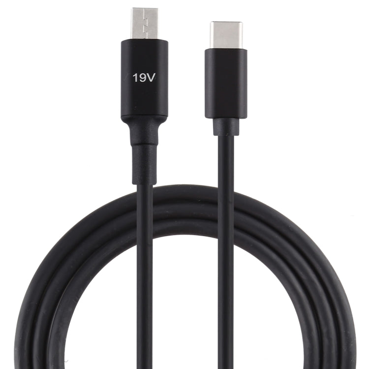 Cáp sạc laptop cho ASUS X205T, giao diện nguồn 19V sang USB-C / Type-C đực, chiều dài cáp 1.5m, cho giao diện nguồn ASUS X205T sang USB-C / Type-C đực