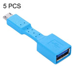 5 cái bộ chuyển đổi OTG Micro USB đực sang USB 3.0 cái, Micro USB sang USB 3.0