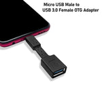 5 cái bộ chuyển đổi OTG Micro USB đực sang USB 3.0 cái, Micro USB sang USB 3.0
