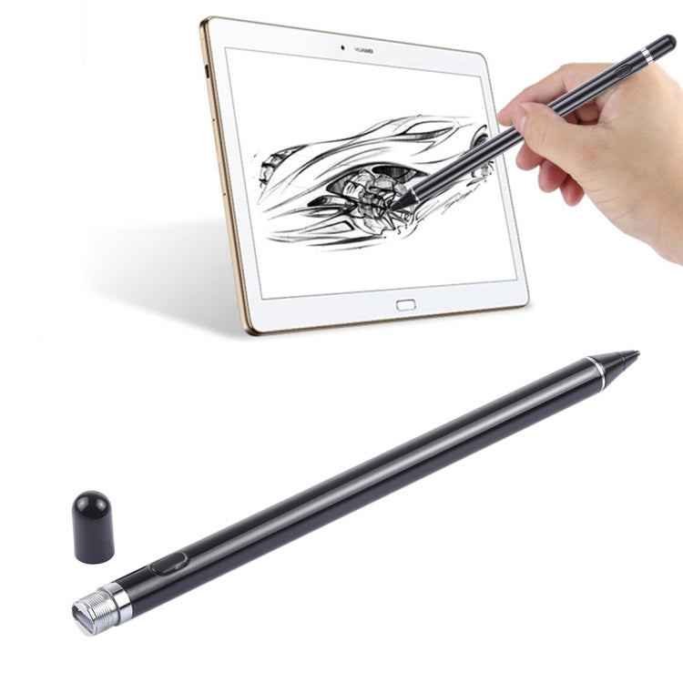 Bút cảm ứng điện dung sạc lại đa năng dài với đầu kim loại siêu mảnh 2.3mm cho iPhone, iPad, Samsung và các điện thoại hoặc máy tính bảng màn hình cảm ứng điện dung khác