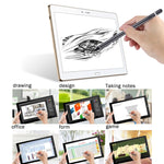 Bút cảm ứng điện dung sạc lại đa năng dài với đầu kim loại siêu mảnh 2.3mm cho iPhone, iPad, Samsung và các điện thoại hoặc máy tính bảng màn hình cảm ứng điện dung khác