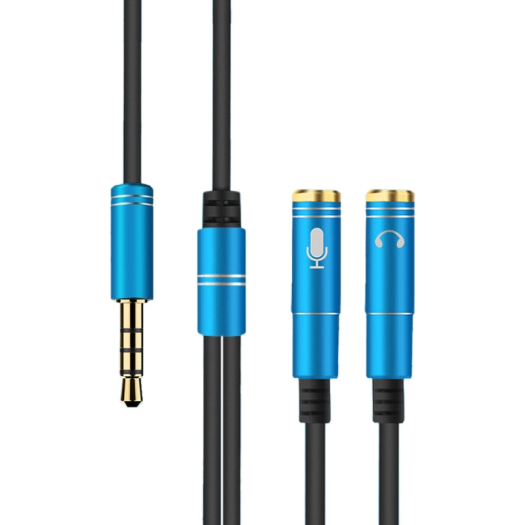 Cáp âm thanh chia 2 đầu 3.5mm đực sang đôi 3.5mm cái TPE đàn hồi cao 2 trong 1, dài cáp 32cm