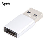 3 cái adapter USB-C / Type-C cái sang USB 3.0 đực hợp kim nhôm, hỗ trợ sạc & truyền dữ liệu, USB 3.0