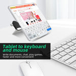 Bộ chuyển đổi OTG đa chức năng USB 3.0 cái sang USB-C / Type-C đực + Micro USB đực có lỗ móc dây