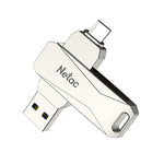 USB Netac U782C 128GB USB-C / Type-C + USB 3.0, ổ flash xoay 360 độ hợp kim kẽm OTG U Disk, 128GB