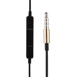 Tai nghe nhét tai 3.5mm thân dây màu đen có điều khiển dây và mic dành cho iPhone, Galaxy, Huawei, Xiaomi, LG, HTC và các điện thoại thông minh khác