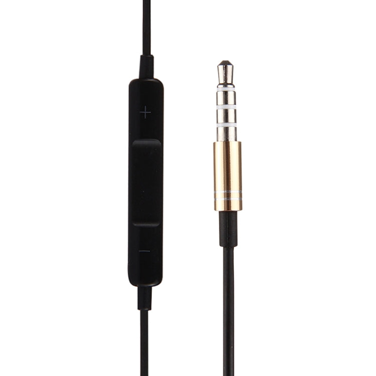 Tai nghe nhét tai 3.5mm thân dây màu đen có điều khiển dây và mic dành cho iPhone, Galaxy, Huawei, Xiaomi, LG, HTC và các điện thoại thông minh khác