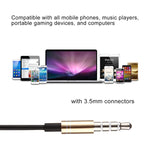 Tai nghe nhét tai 3.5mm thân dây màu đen có điều khiển dây và mic dành cho iPhone, Galaxy, Huawei, Xiaomi, LG, HTC và các điện thoại thông minh khác