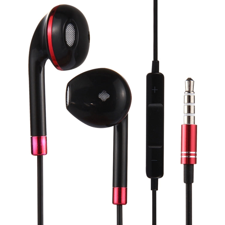 Tai nghe nhét tai 3.5mm thân dây màu đen có điều khiển dây và mic dành cho iPhone, Galaxy, Huawei, Xiaomi, LG, HTC và các điện thoại thông minh khác