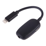 Bộ chuyển đổi tai nghe giao diện sạc 8 Pin sang 8 Pin + giao diện tai nghe 8 Pin + giao diện âm thanh 3.5mm, màu bạc, đen, hồng, vàng, đỏ