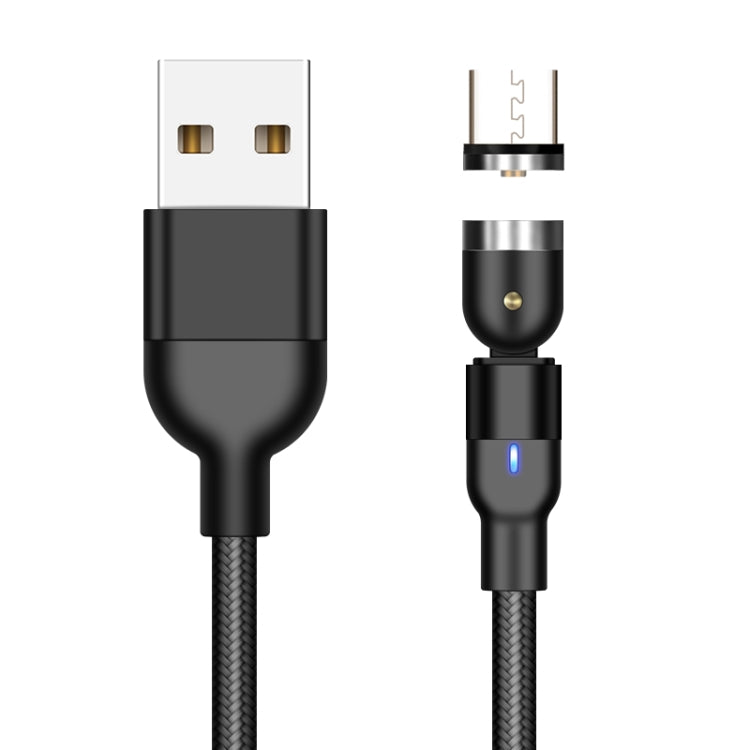 Cáp Sạc Nam Châm Dệt Nylon USB Sang Micro USB 1m 2A Xoay, 1m Micro USB