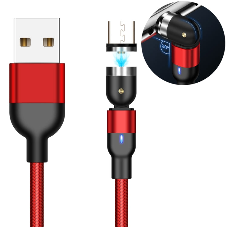 Cáp Sạc Nam Châm Dệt Nylon USB Sang Micro USB 1m 2A Xoay, 1m Micro USB