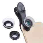 Ống kính điện thoại di động đa năng 2 trong 1 APEXEL APL-24X-H 12X & 24X Macro với nắp che ống kính