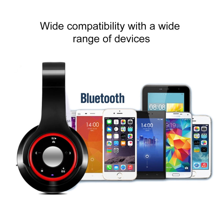Tai nghe Bluetooth 4.0 + EDR SG-8 không dây chụp tai, thẻ TF, radio FM, âm thanh stereo có mic