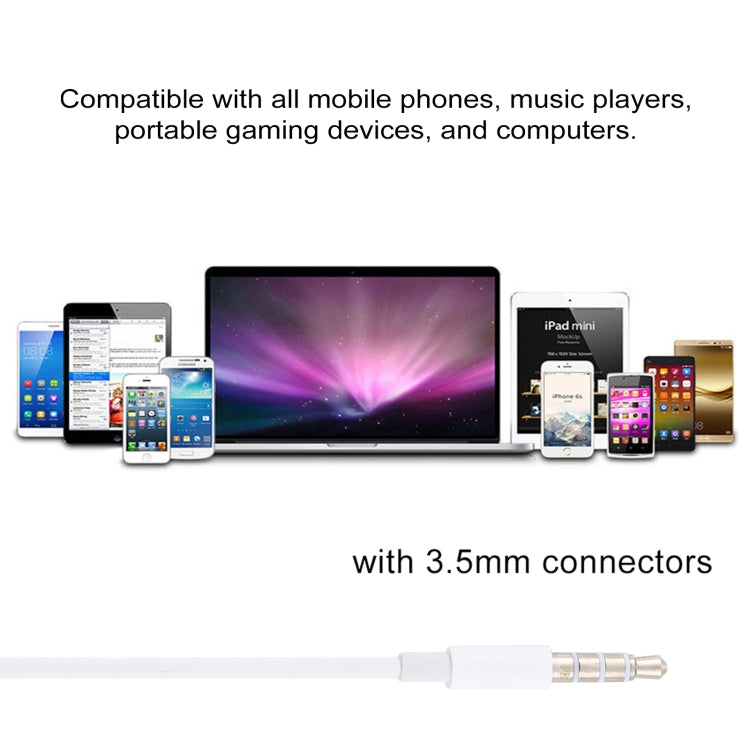 Tai nghe có dây nhét tai cắm 3.5mm có mic, chiều dài cáp khoảng 1.2m, 3.5mm