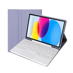 Bao da máy tính bảng bàn phím cảm ứng Bluetooth họa tiết da cừu YA10B-A có ngăn đựng bút cho iPad 11 2025 / thế hệ 10 10.9 2022, YA10B-A