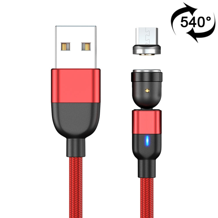 Cáp sạc đồng bộ dữ liệu từ USB sang Micro USB bện nylon dài 2m, dòng ra 3A, có thể xoay 540 độ và nam châm, 2m Micro USB