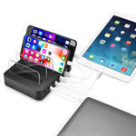 Bộ sạc thông minh 45W PD USB-C / Type-C + 18W PD USB-C / Type-C + 18W QC 3.0 USB + cổng USB với viền tháo rời, phích cắm EU, 016PD phích cắm EU