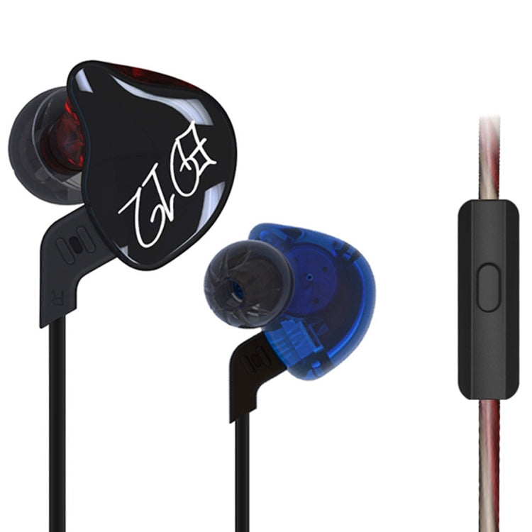 Tai nghe thể thao kiểu treo KZ ED12 jack 3.5mm nhét tai có điều khiển dây, chiều dài cáp: 1.2m, ED12
