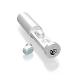 Tai nghe Bluetooth True Wireless C1 Bluetooth 5.0 TWS với màn hình kỹ thuật số cảm ứng hình ống tròn kèm hộp sạc, ống tròn