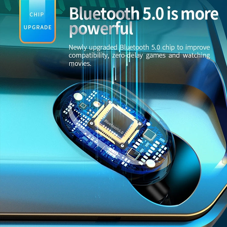 Tai nghe Bluetooth không dây thực sự M8 Bluetooth 5.0 TWS cảm ứng hiển thị kỹ thuật số kèm hộp sạc