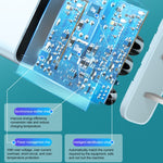 Bộ sạc du lịch sạc nhanh cổng USB đôi 2.4A M117, phích cắm EU, USB đôi