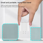 Bộ sạc du lịch sạc nhanh cổng USB đôi 2.4A M117, phích cắm EU, USB đôi