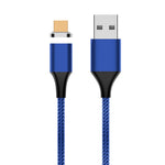 Cáp dữ liệu nam châm M11 3A USB sang Micro USB bện nylon, chiều dài cáp: 1m, Micro USB