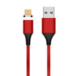 Cáp dữ liệu nam châm M11 3A USB sang Micro USB bện nylon, chiều dài cáp: 1m, Micro USB